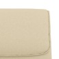 vidaXL Banco de tela color crema 100x64x80 cm vidaXL Banco de tela color crema 100x64x80 cm