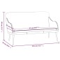 vidaXL Banco de cuero sintético marrón 110x76x80 cm vidaXL Banco de cuero sintético marrón 110x76x80 cm