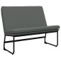 vidaXL Banco de tela gris oscuro 100x75x76 cm vidaXL Banco de tela gris oscuro 100x75x76 cm