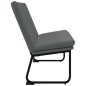 vidaXL Banco de tela gris oscuro 100x75x76 cm vidaXL Banco de tela gris oscuro 100x75x76 cm