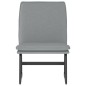 vidaXL Sillón de relax tela gris claro 52x75x76 cm vidaXL Sillón de relax tela gris claro 52x75x76 cm