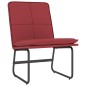 vidaXL Sillón de cuero sintético rojo tinto 54x75x76 cm vidaXL Sillón de cuero sintético rojo tinto 54x75x76 cm