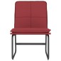 vidaXL Sillón de cuero sintético rojo tinto 54x75x76 cm vidaXL Sillón de cuero sintético rojo tinto 54x75x76 cm
