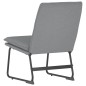 vidaXL Sillón de relax tela gris claro 52x75x76 cm vidaXL Sillón de relax tela gris claro 52x75x76 cm