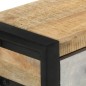 vidaXL Mesa consola madera maciza de mango rugosa 110x30x76 cm vidaXL Mesa consola madera maciza de mango rugosa 110x30x76 cm