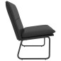 vidaXL Banco de cuero sintético negro 100x75x76 cm vidaXL Banco de cuero sintético negro 100x75x76 cm