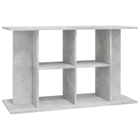 vidaXL Soporte de acuario madera ingeniería gris hormigón 100x40x60 cm