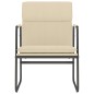 vidaXL Sillón de relax tela color crema 55x64x80 cm vidaXL Sillón de relax tela color crema 55x64x80 cm