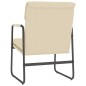 vidaXL Sillón de relax tela color crema 55x64x80 cm vidaXL Sillón de relax tela color crema 55x64x80 cm