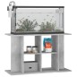 vidaXL Soporte de acuario madera ingeniería gris hormigón 100x40x60 cm