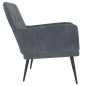 vidaXL Sillón de terciopelo gris oscuro 62x79x79 cm vidaXL Sillón de terciopelo gris oscuro 62x79x79 cm