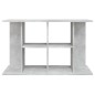 vidaXL Soporte de acuario madera ingeniería gris hormigón 100x40x60 cm