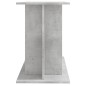 vidaXL Soporte de acuario madera ingeniería gris hormigón 100x40x60 cm