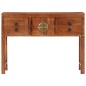 vidaXL Mesa consola madera maciza de acacia rugosa 120x32x80 cm vidaXL Mesa consola madera maciza de acacia rugosa 120x32x80 cm