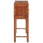 vidaXL Mesa consola madera maciza de acacia rugosa 120x32x80 cm vidaXL Mesa consola madera maciza de acacia rugosa 120x32x80 cm