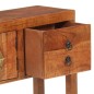 vidaXL Mesa consola madera maciza de acacia rugosa 120x32x80 cm vidaXL Mesa consola madera maciza de acacia rugosa 120x32x80 cm