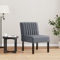 vidaXL Silla tapizada de terciopelo gris oscuro vidaXL Silla tapizada de terciopelo gris oscuro