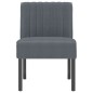 vidaXL Silla tapizada de terciopelo gris oscuro vidaXL Silla tapizada de terciopelo gris oscuro