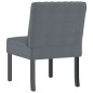 vidaXL Silla tapizada de terciopelo gris oscuro vidaXL Silla tapizada de terciopelo gris oscuro