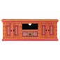 vidaXL Mueble de TV madera maciza de mango rosa 110x30x40 cm