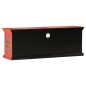 vidaXL Mueble de TV madera maciza de mango rosa 110x30x40 cm