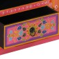 vidaXL Mueble de TV madera maciza de mango rosa 110x30x40 cm