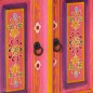 vidaXL Mueble de TV madera maciza de mango rosa 110x30x40 cm