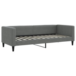 vidaXL Sofá cama tela gris oscuro 80x200 cm