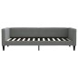 vidaXL Sofá cama tela gris oscuro 80x200 cm vidaXL Sofá cama tela gris oscuro 80x200 cm