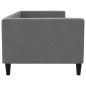 vidaXL Sofá cama tela gris oscuro 80x200 cm vidaXL Sofá cama tela gris oscuro 80x200 cm