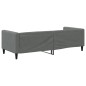 vidaXL Sofá cama tela gris oscuro 80x200 cm vidaXL Sofá cama tela gris oscuro 80x200 cm