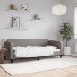 vidaXL Sofá cama tela gris taupe 80x200 cm