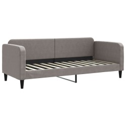 vidaXL Sofá cama tela gris taupe 80x200 cm