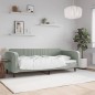 vidaXL Sofá cama terciopelo gris claro 90x200 cm vidaXL Sofá cama terciopelo gris claro 90x200 cm