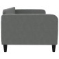 vidaXL Sofá cama tela gris oscuro 90x190 cm vidaXL Sofá cama tela gris oscuro 90x190 cm