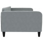 vidaXL Sofá cama tela gris claro 100x200 cm vidaXL Sofá cama tela gris claro 100x200 cm
