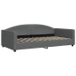 vidaXL Sofá cama tela gris oscuro 100x200 cm vidaXL Sofá cama tela gris oscuro 100x200 cm