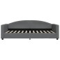 vidaXL Sofá cama tela gris oscuro 100x200 cm vidaXL Sofá cama tela gris oscuro 100x200 cm