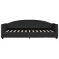vidaXL Sofá cama tela negro 80x200 cm vidaXL Sofá cama tela negro 80x200 cm