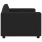 vidaXL Sofá cama tela negro 80x200 cm vidaXL Sofá cama tela negro 80x200 cm