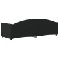 vidaXL Sofá cama tela negro 80x200 cm vidaXL Sofá cama tela negro 80x200 cm
