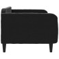 vidaXL Sofá cama terciopelo negro 90x200 cm