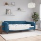 vidaXL Sofá cama terciopelo azul 100x200 cm vidaXL Sofá cama terciopelo azul 100x200 cm