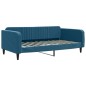 vidaXL Sofá cama terciopelo azul 100x200 cm vidaXL Sofá cama terciopelo azul 100x200 cm