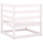 vidaXL Juego de muebles de jardín 3 pzas y cojines madera pino maciza vidaXL Juego de muebles de jardín 3 pzas y cojines madera pino maciza
