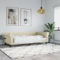 vidaXL Sofá cama cuero sintético color crema 100x200 cm vidaXL Sofá cama cuero sintético color crema 100x200 cm