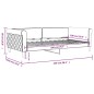 vidaXL Sofá cama terciopelo gris claro 100x200 cm vidaXL Sofá cama terciopelo gris claro 100x200 cm