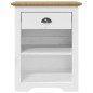 vidaXL Mesita de noche BODO madera maciza de pino marrón 53x38,5x66 cm vidaXL Mesita de noche BODO madera maciza de pino marrón 53x38,5x66 cm