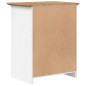 vidaXL Mesita de noche BODO madera maciza de pino marrón 53x38,5x66 cm vidaXL Mesita de noche BODO madera maciza de pino marrón 53x38,5x66 cm