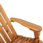 vidaXL Silla mecedora Adirondack con cojines madera maciza acacia vidaXL Silla mecedora Adirondack con cojines madera maciza acacia